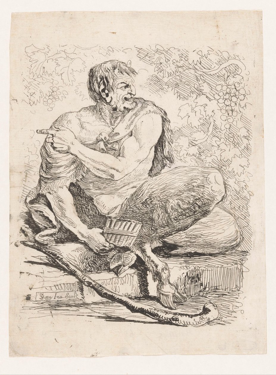 Pán alkotó: Salvator Rosa (rejected attribution)