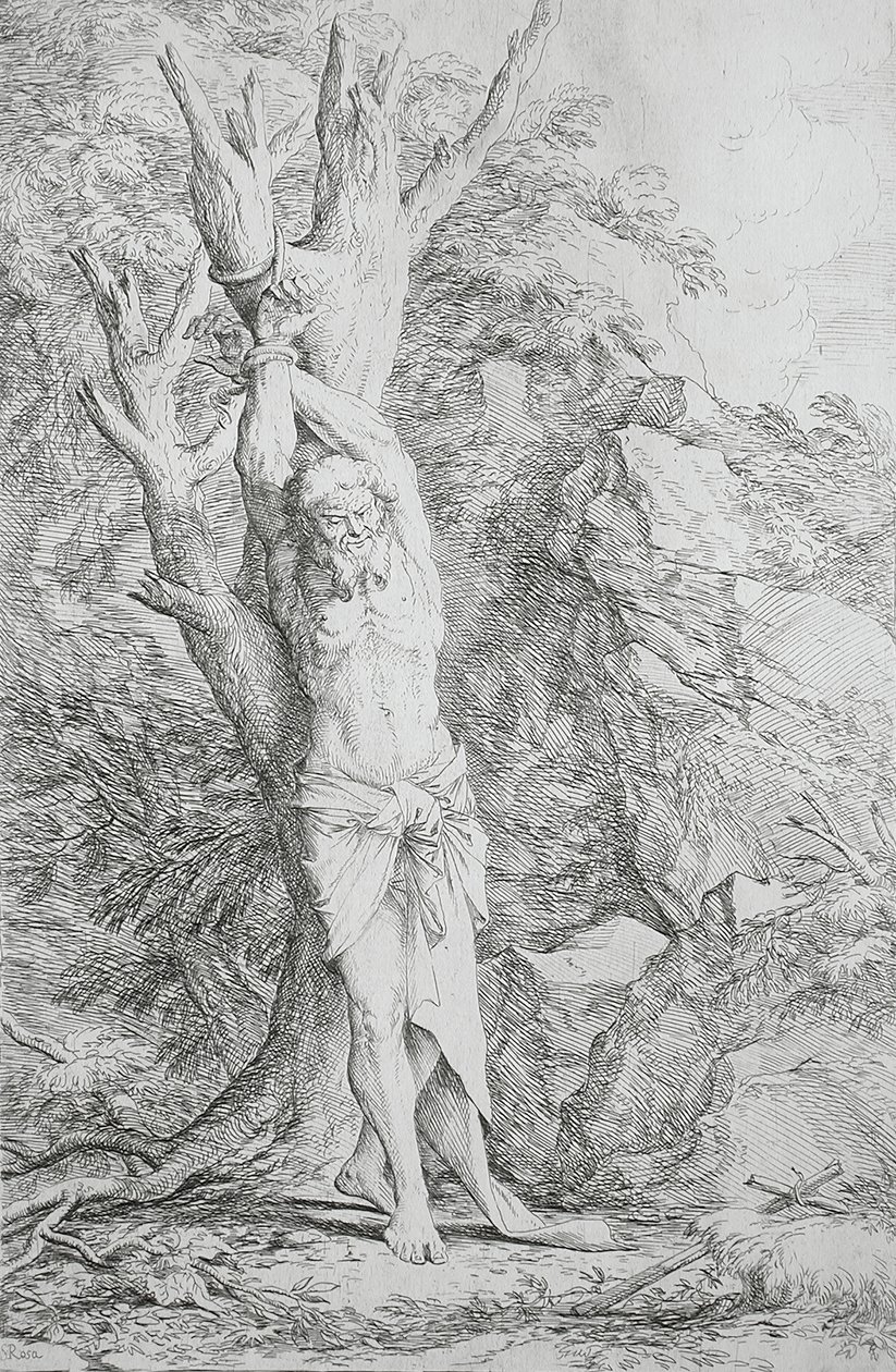 Albert, Szent Vilmos társa alkotó: Salvator Rosa