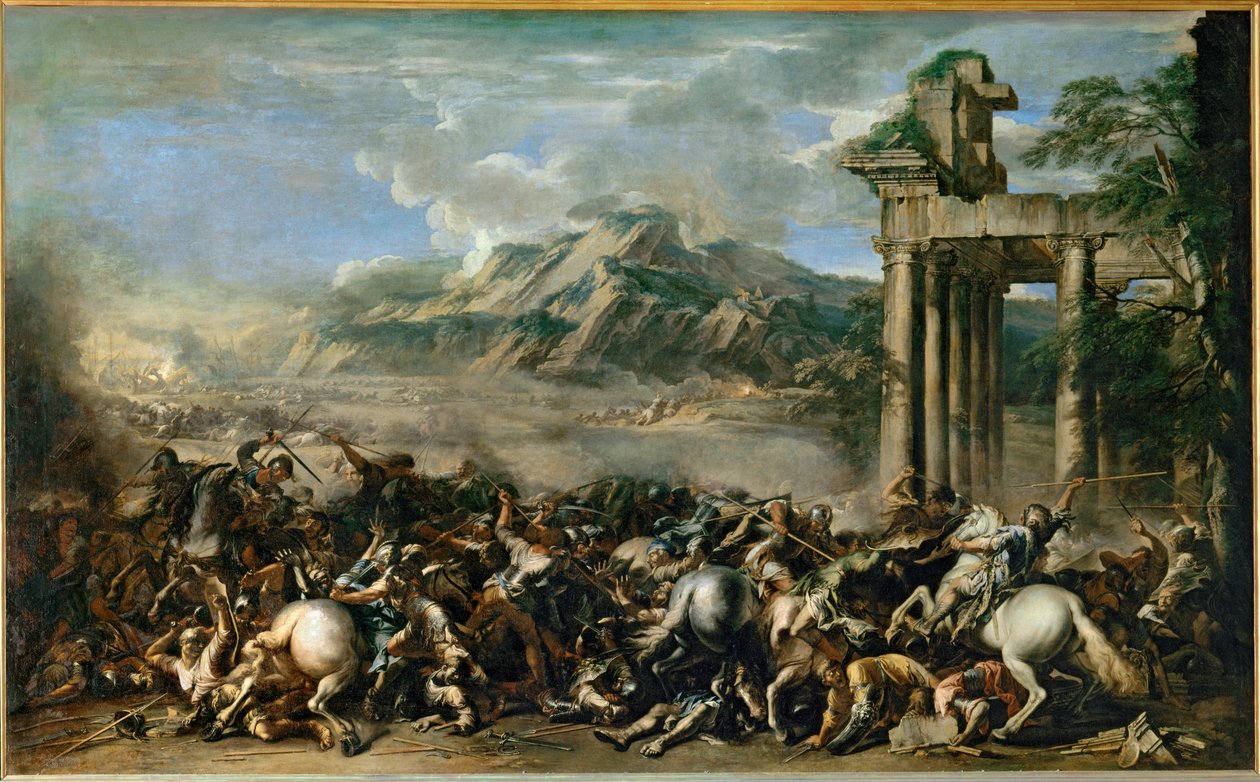 Bataille heroique - Hősies csata ... alkotó: Salvator Rosa
