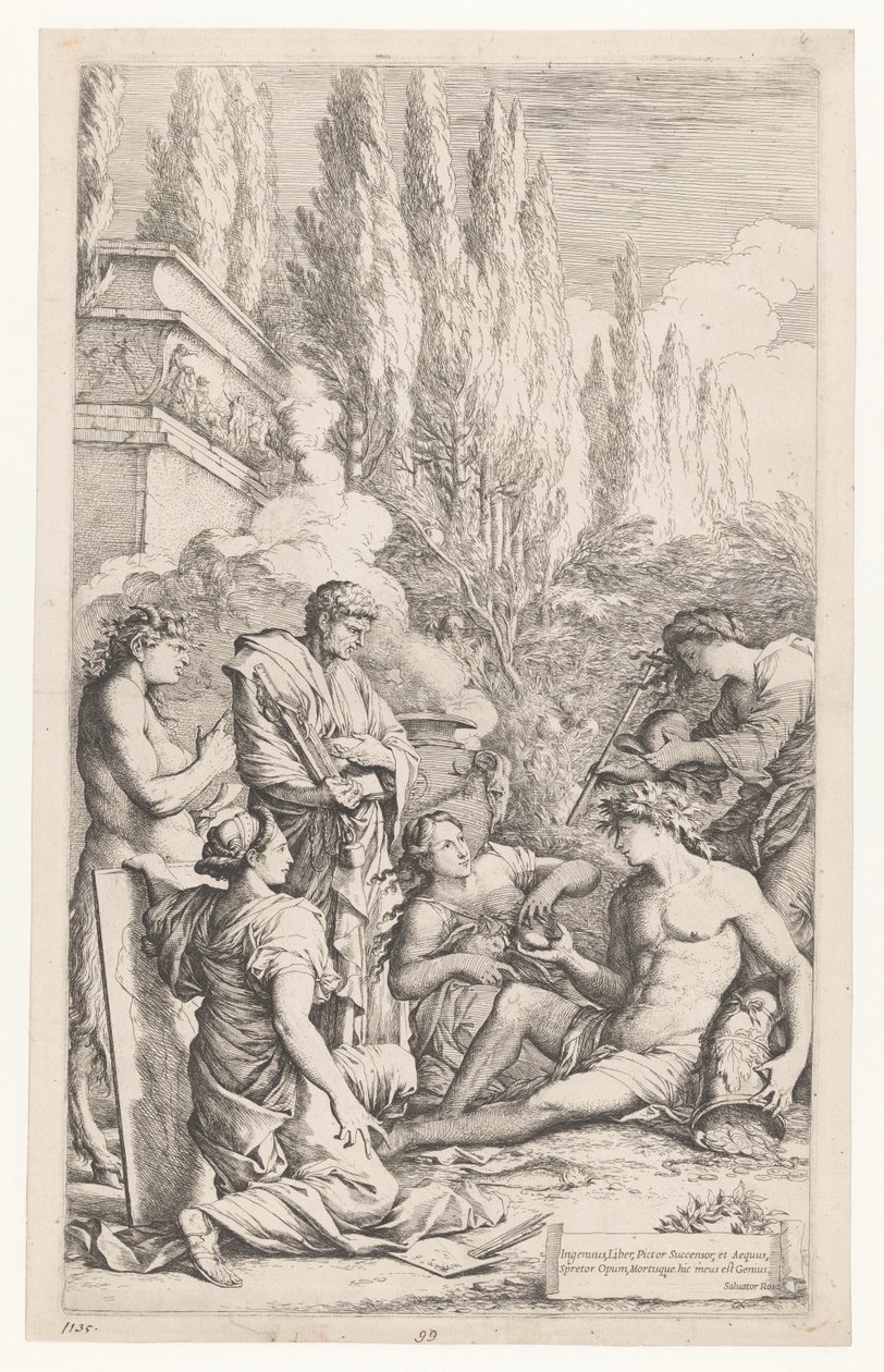 Zseniális van Salvator Rosa alkotó: Salvator Rosa