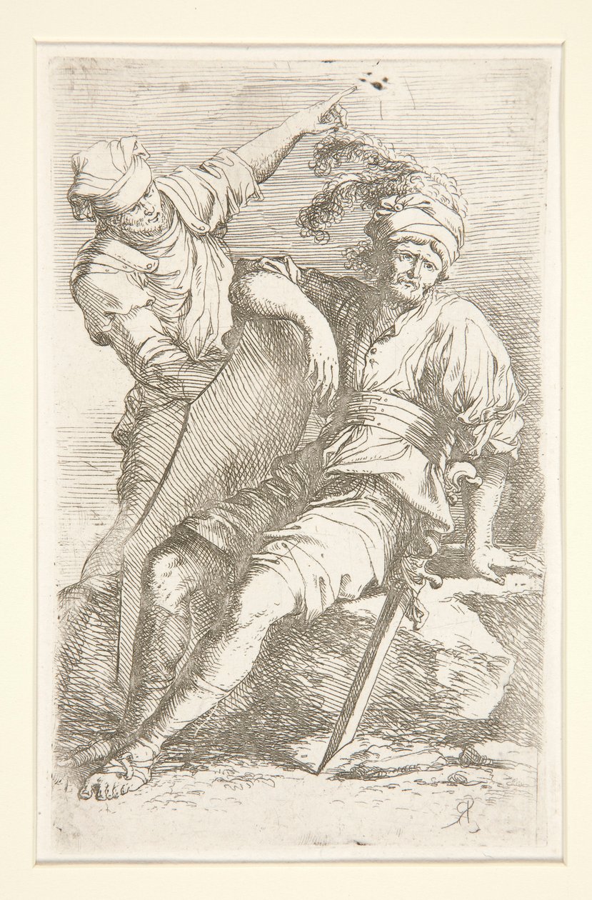Változatos figura (lakosztály) alkotó: Salvator Rosa