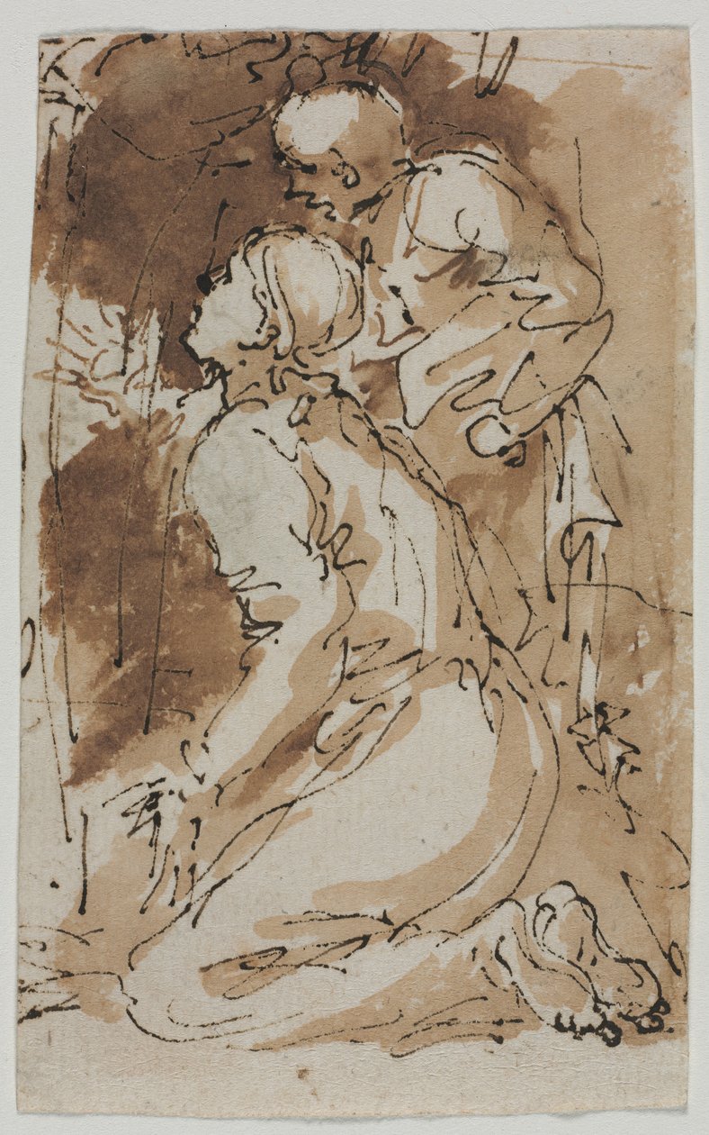 ábra Tanulmányok, c. 1640-1649. alkotó: Salvator Rosa
