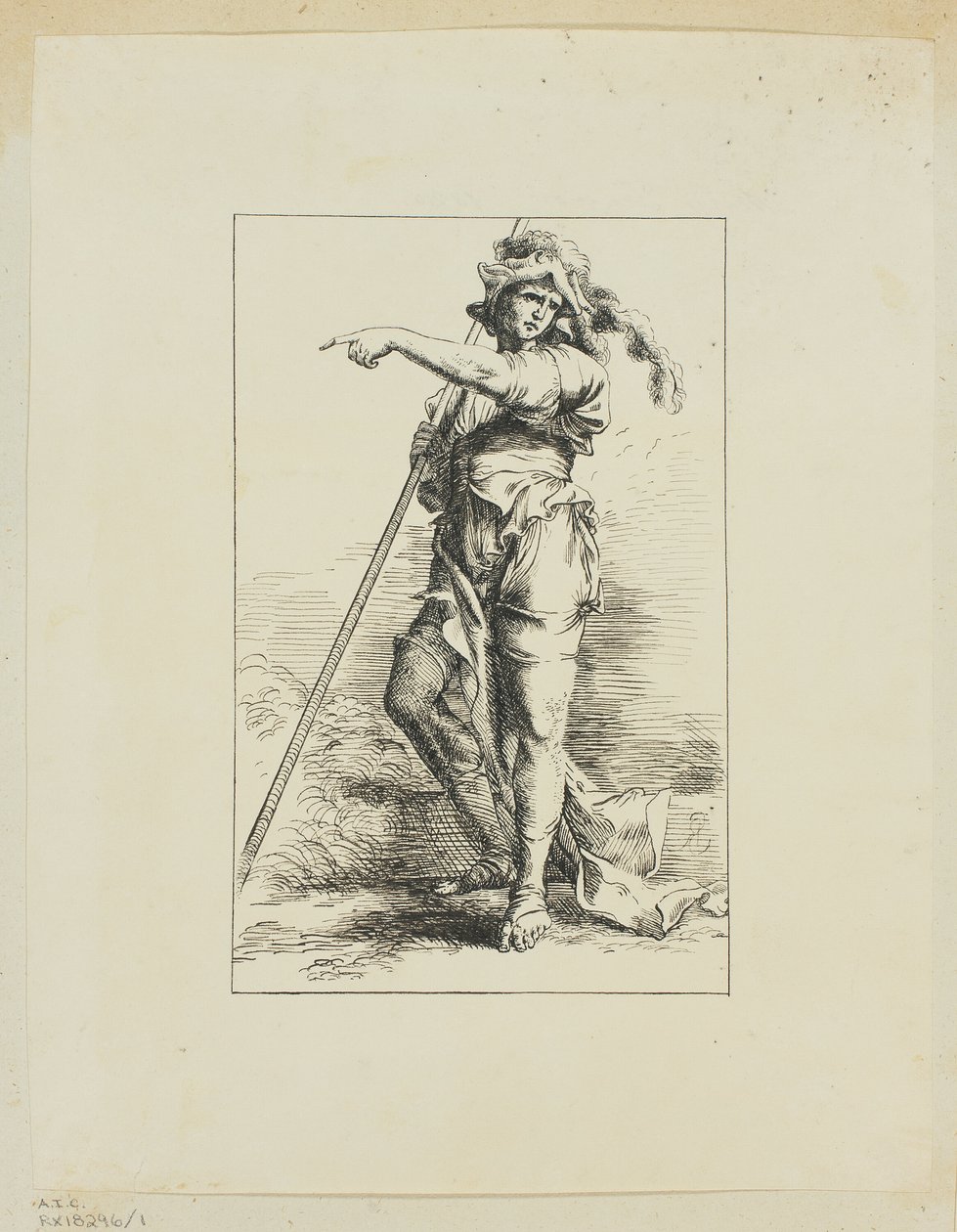 Ábra személyzeti mutatással alkotó: Salvator Rosa