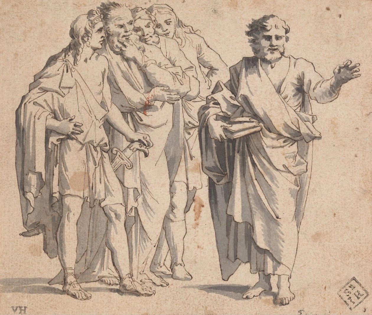 Szoborcsoport alkotó: Salvator Rosa