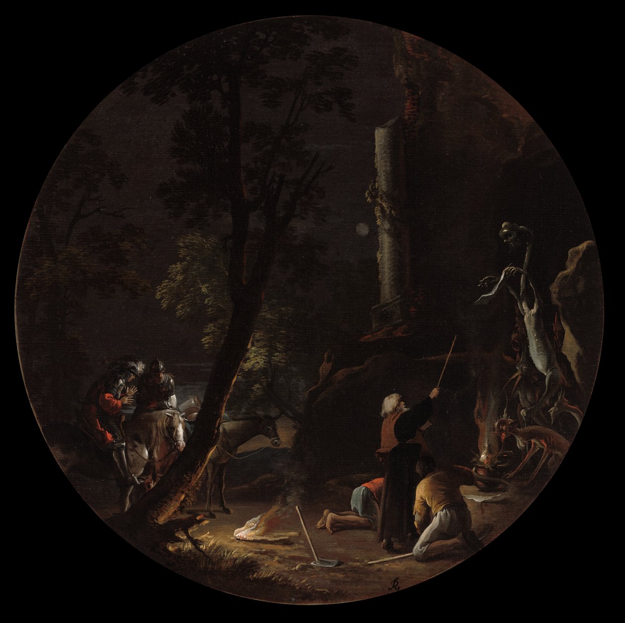 A boszorkányság jelenetei: Éjszaka alkotó: Salvator Rosa