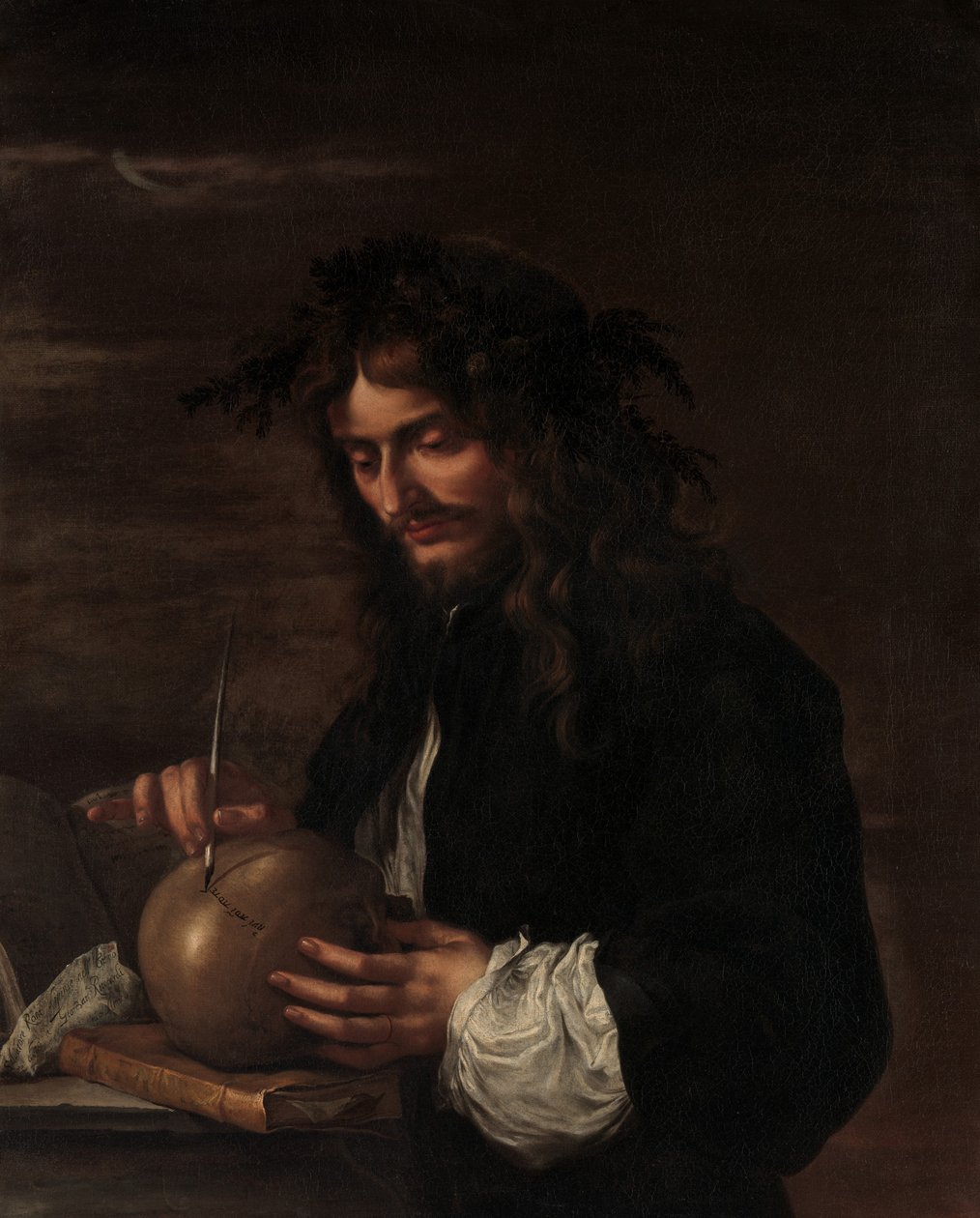 Önarckép, kb. 1647. alkotó: Salvator Rosa