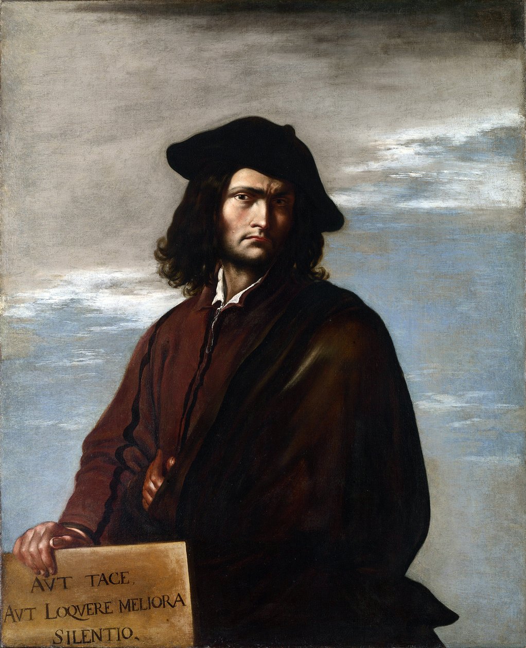 Önarckép, 1645 körül (olaj, vászon) alkotó: Salvator Rosa