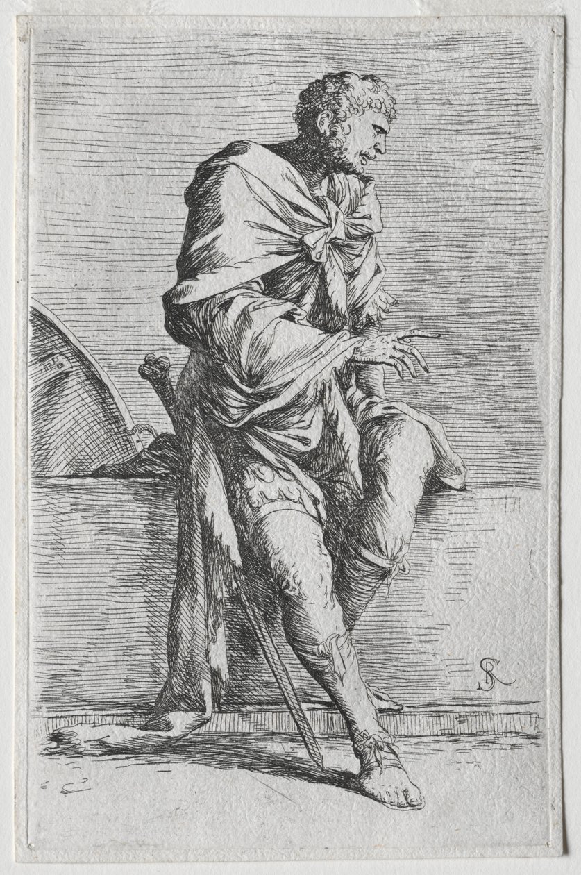 A figura sorozat: Figurina, 1656-57. alkotó: Salvator Rosa