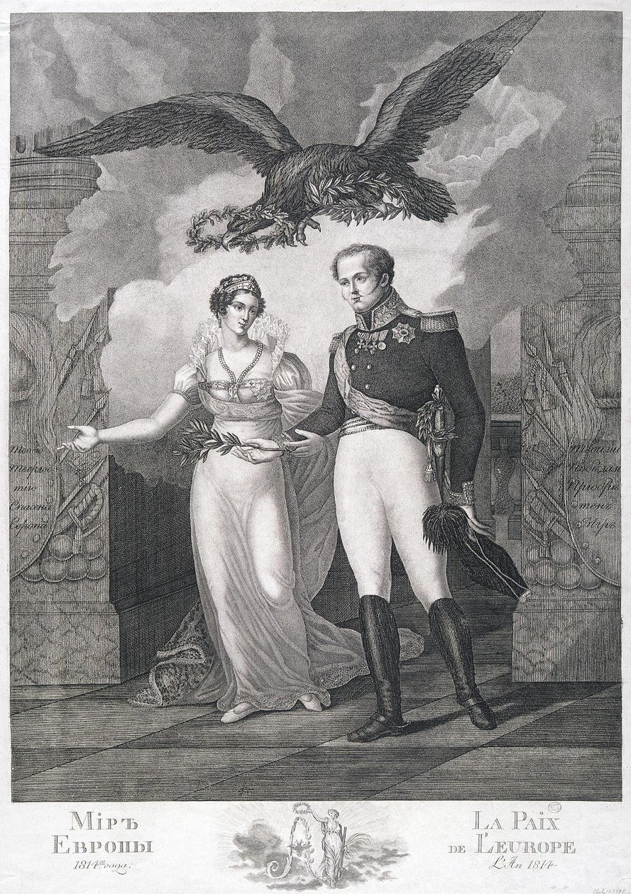 Európa békéjének allegóriája, 1814 alkotó: Salvatore Cardelli