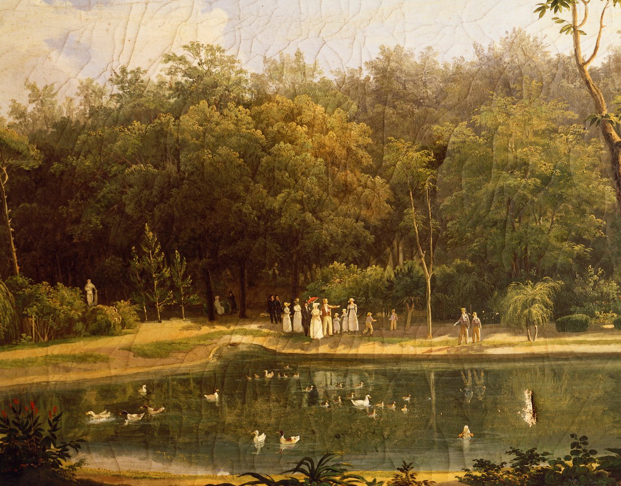 Salvatore Fergola (1799-1877) halastó a Real Bosco-ban (Royal Wood) Porticiban alkotó: Salvatore Fergola