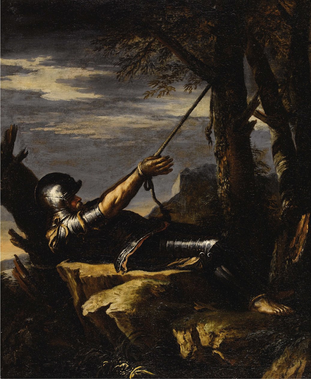Bűnbánó Malevali Szent Vilmos, c. 1647-1648. alkotó: Salvatore Rosa