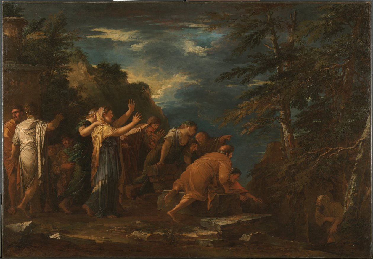 Az alvilágból előbukkanó Pythagoras alkotó: Salvatore Rosa