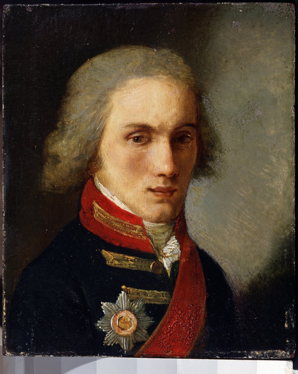 Az író, Piotr Andreievics Viazemski gróf portréja (Pierre Wiazemsky) (1792-1878) (Pjotr ​​Vjazemszkij gróf író portréja). Salvatore Tonci (1756-1844) festménye. Olaj, karton alkotó: Salvatore Tonci
