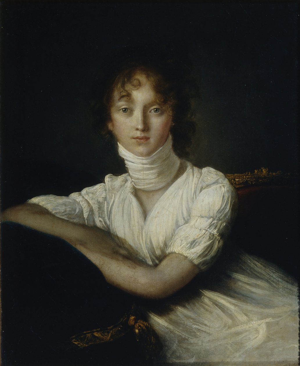 Varvara Petrovna Scserbatova grófnő portréja, szül.: Obolenskaya 1774-1843 alkotó: Salvatore Tonci
