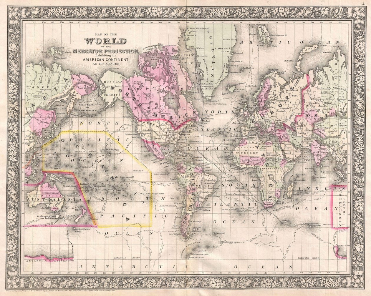 Geographicus alkotó: Samuel Augustus Mitchell