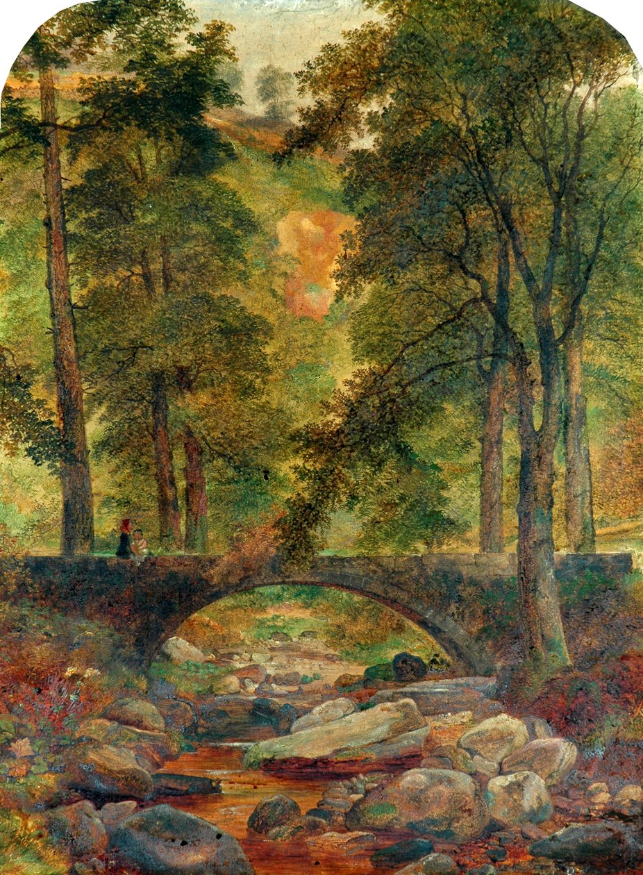 Hardcastle Crags, 1850 alkotó: Samuel Baldwin