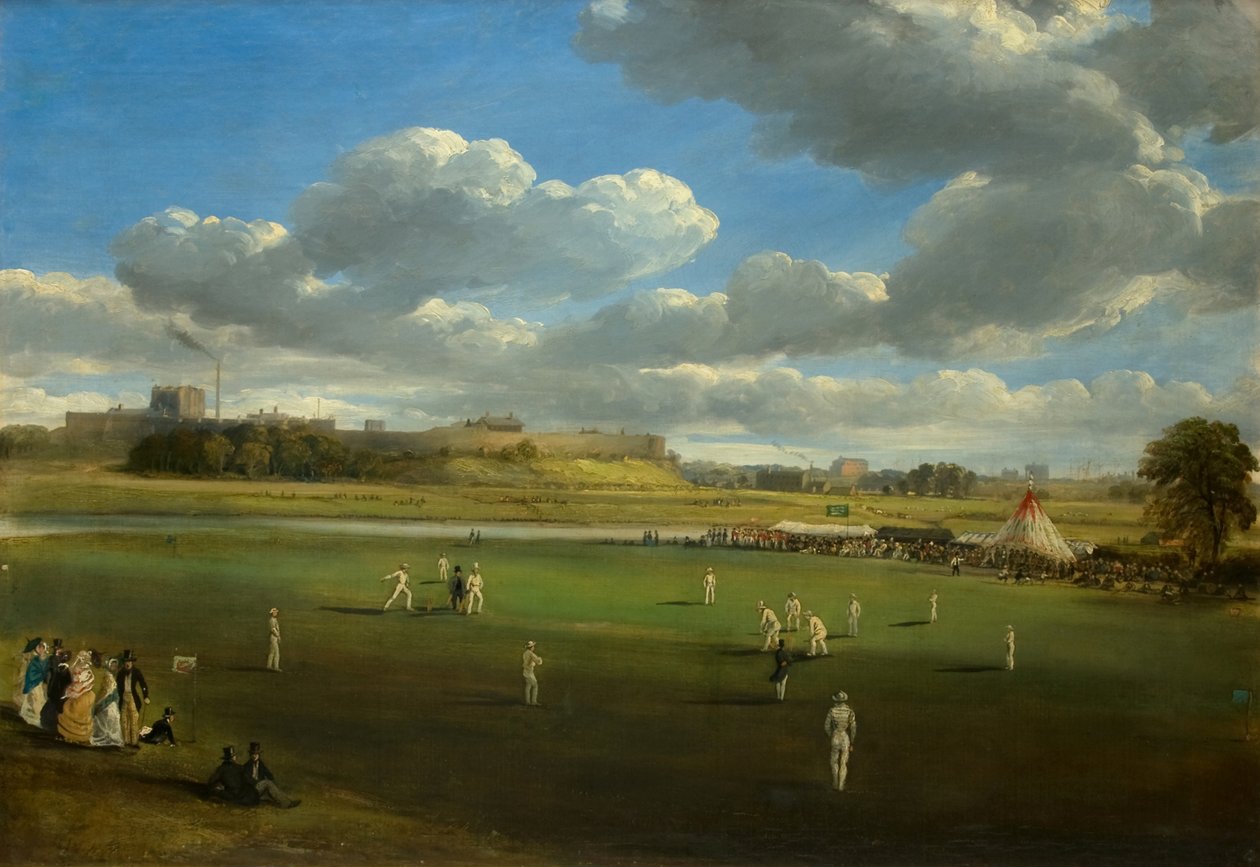 Krikettmérkőzés Edenside-ben, Carlisle, 1844 körül alkotó: Samuel Bough