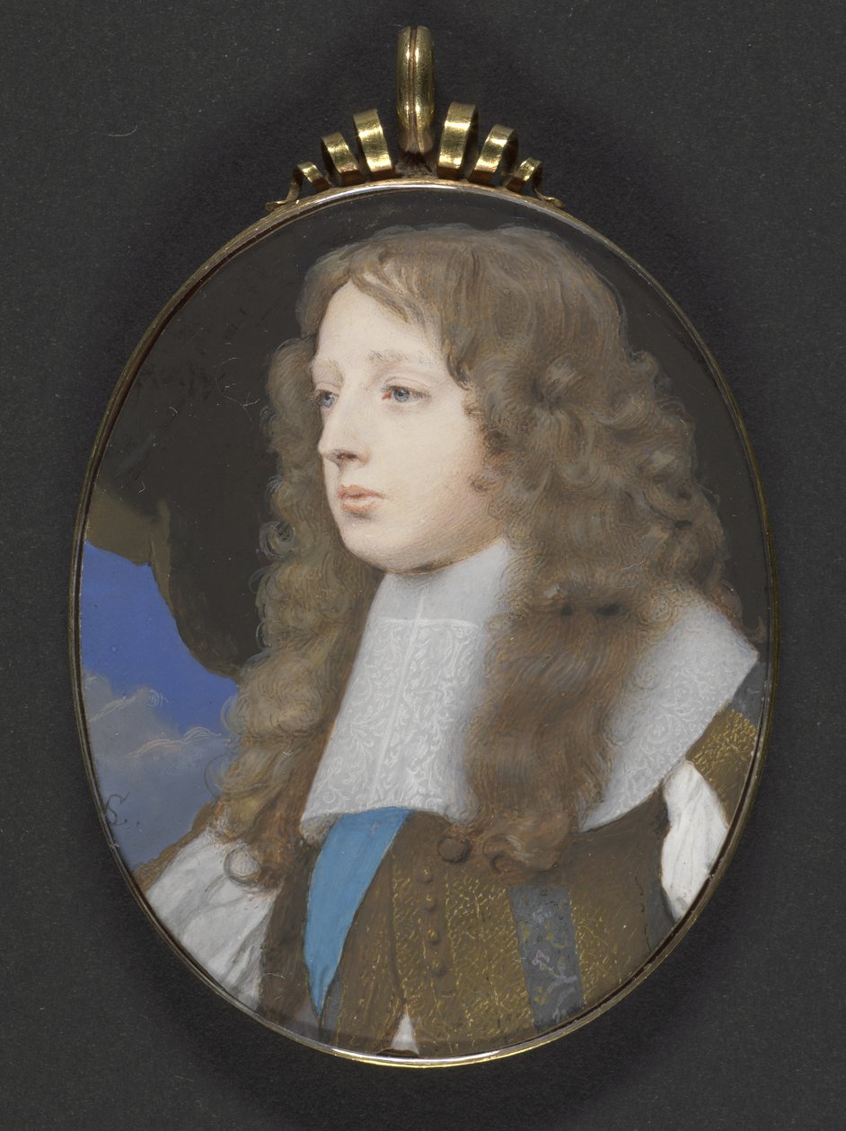 Charles Stuart (1639-72) Richmond harmadik hercege, 1665-70 körül (testszín papíron) alkotó: Samuel Cooper