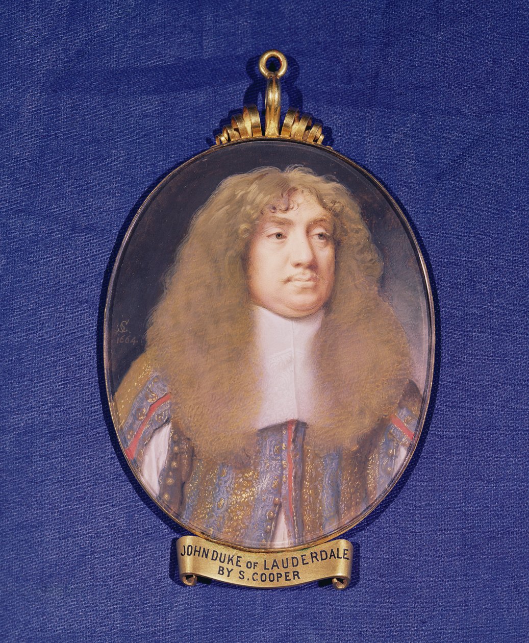 John Maitland (1616-82) Lauderdale hercegének portréja, 1664 (wc pergamen) alkotó: Samuel Cooper