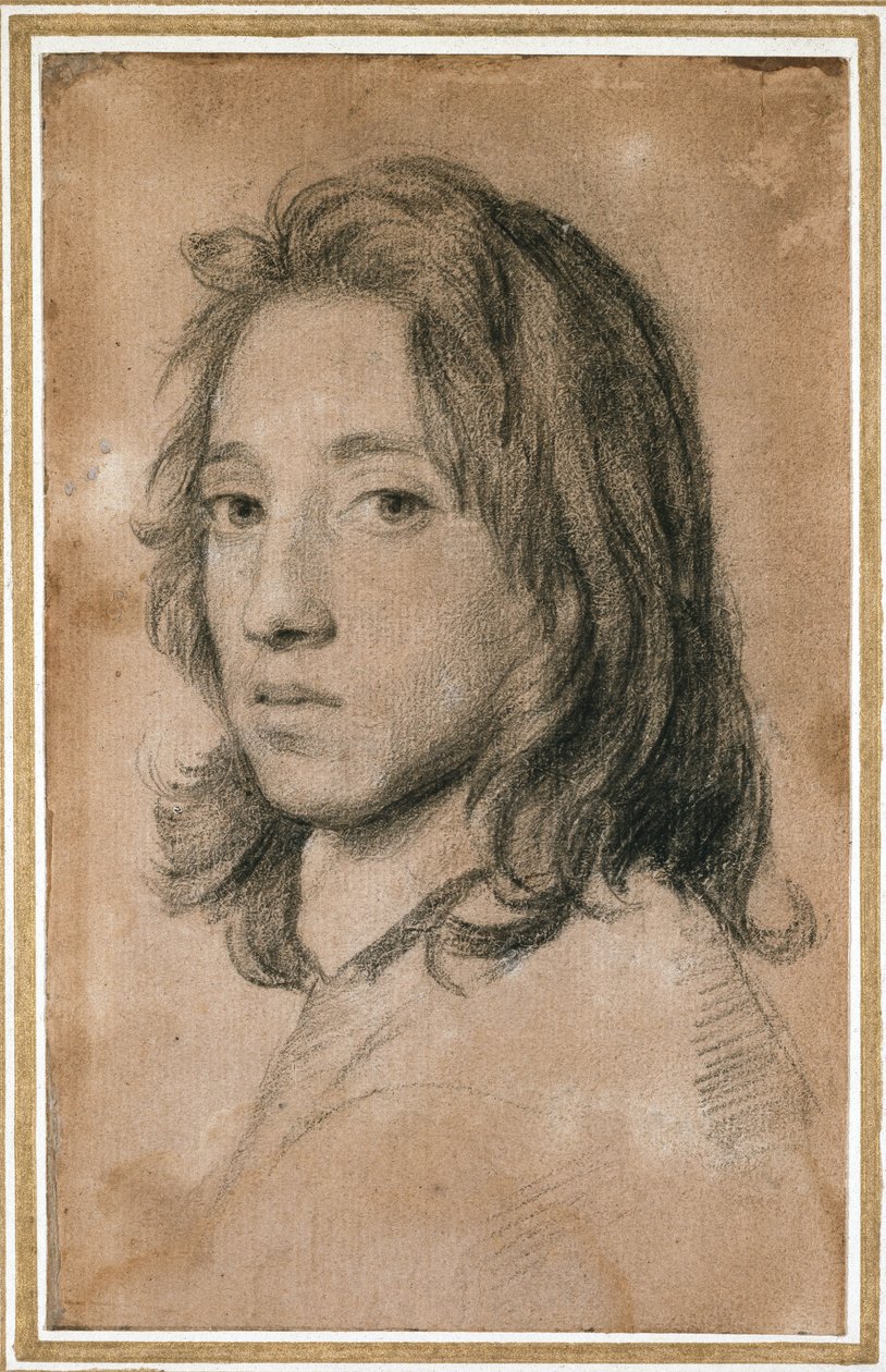 Thomas Alcock portréja, 17. század (kréta, papír) alkotó: Samuel Cooper
