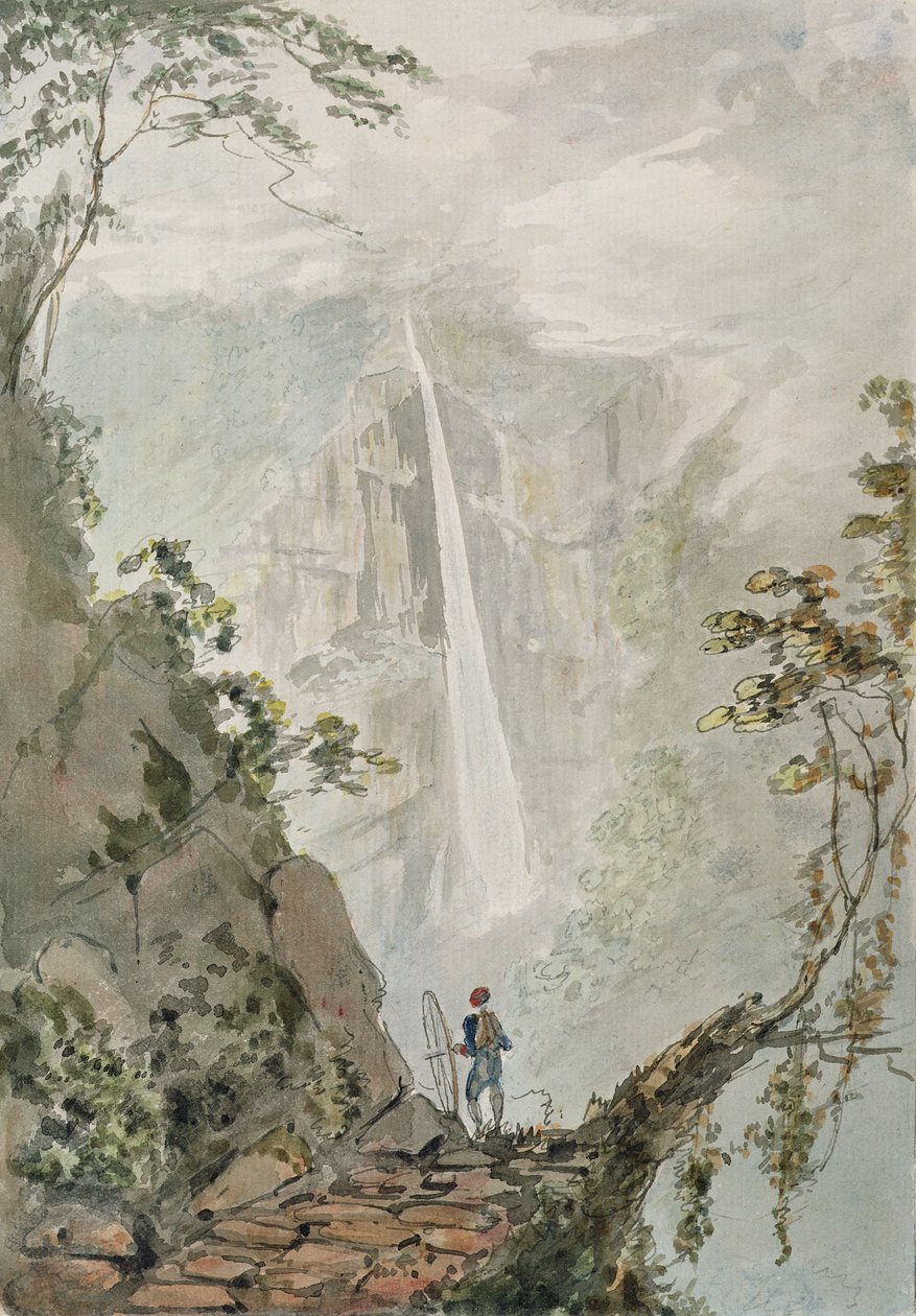 Murichomtól Chokáig, 1783 (wc tollal és tintával, grafittal, papíron) alkotó: Samuel Davis