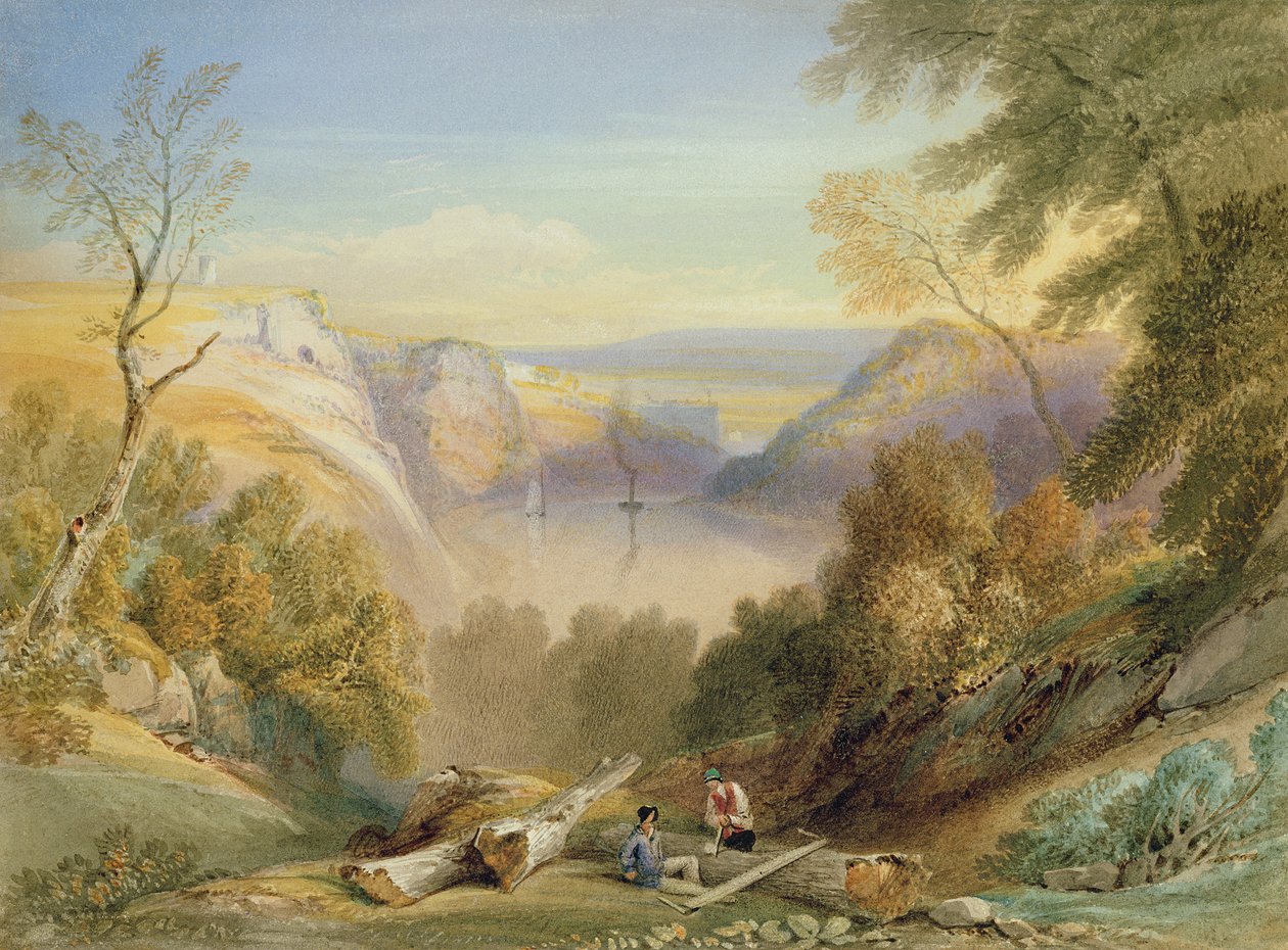 Avon Gorge Leigh Woodsból, St. Vincent Rocks felé néz alkotó: Samuel Jackson