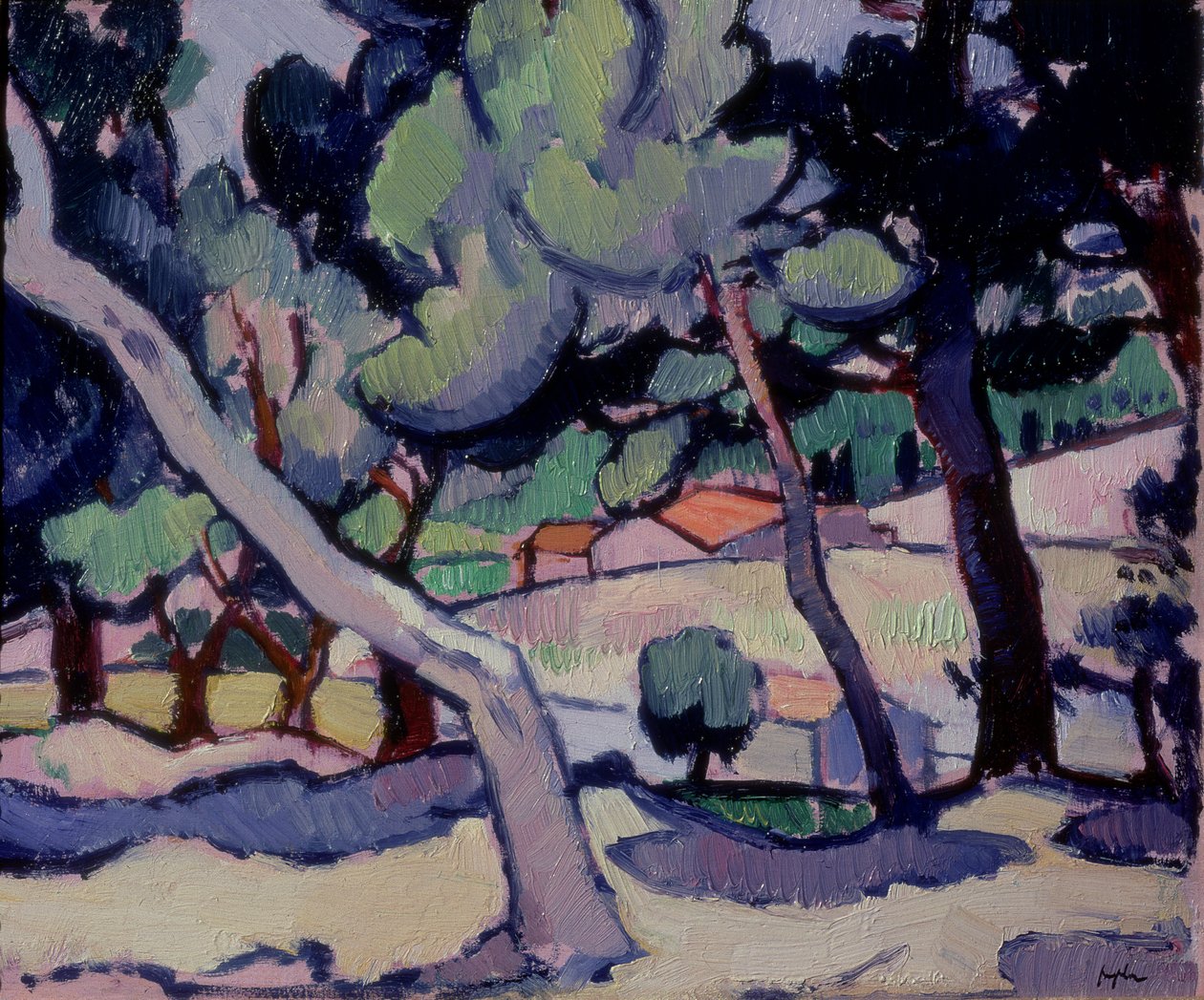 Cassis-táj tavasz közepén, 1913 alkotó: Samuel John Peploe