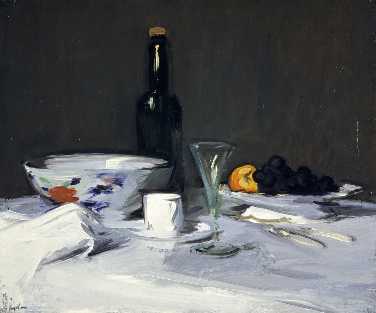 A fekete üveg alkotó: Samuel John Peploe