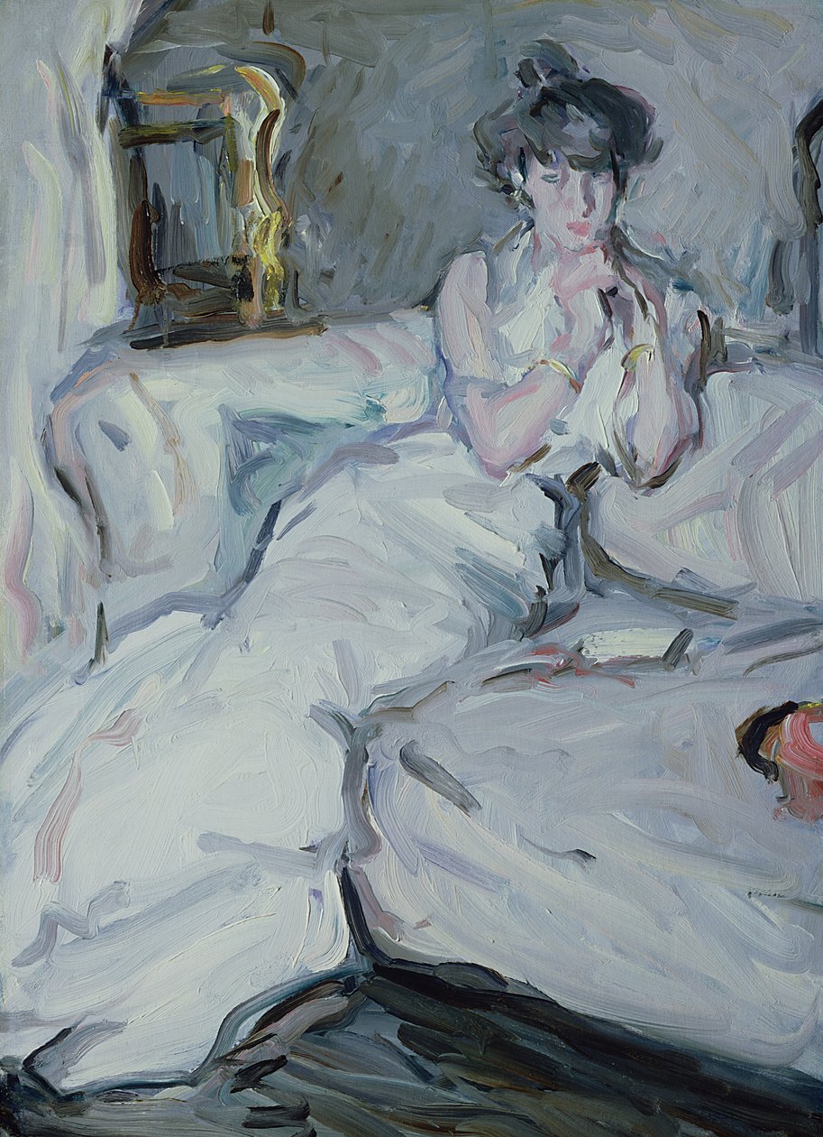 A fehér ruhás lány, 1909 alkotó: Samuel John Peploe