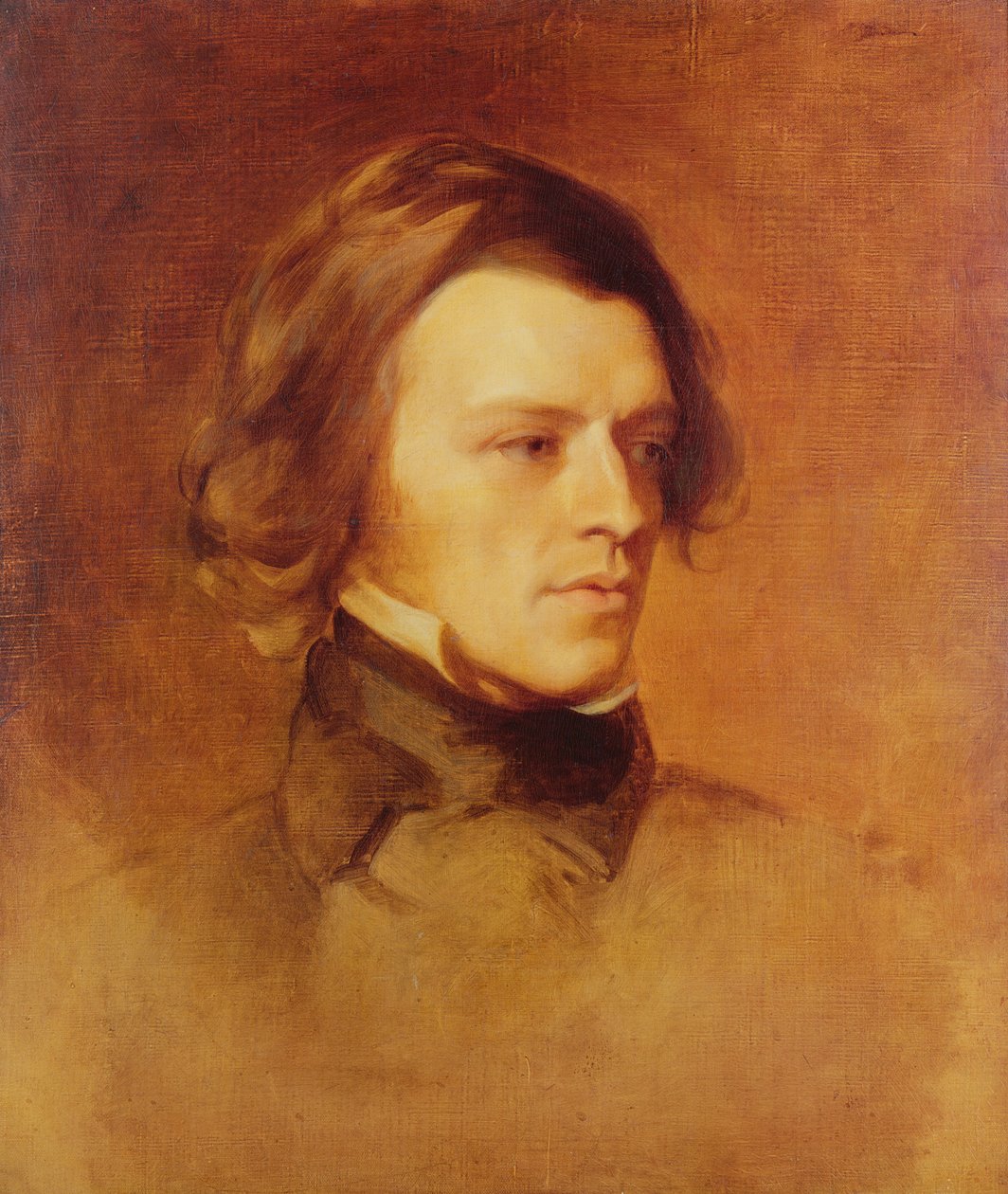 Alfred Lord Tennyson (1809-92) portréja 1840 körül (olaj, vászon alkotó: Samuel Laurence