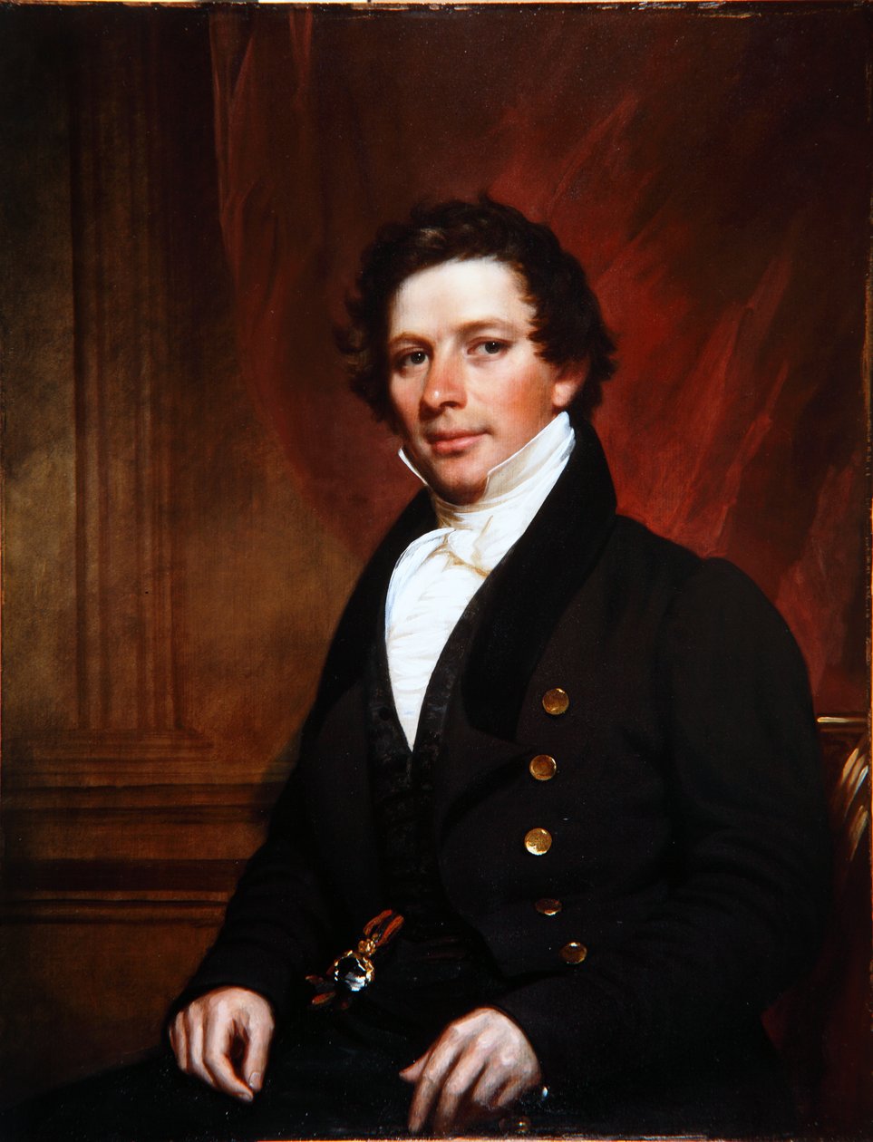 Ashfield Ellis portréja, 1835 körül alkotó: Samuel Lovett Waldo