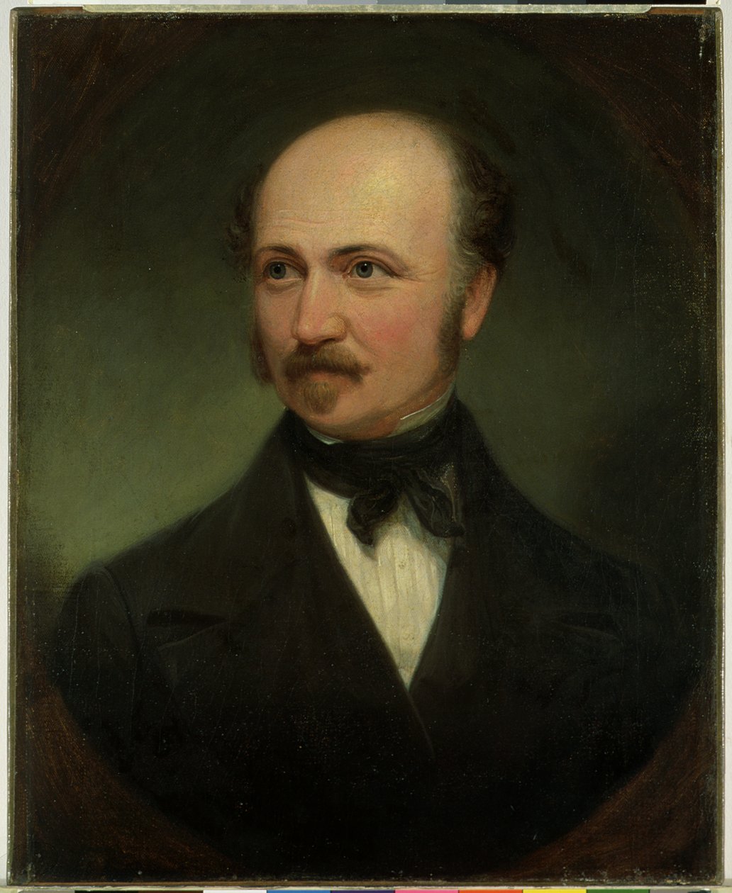 John A. Sutter kapitány portréja (olaj, vászon) alkotó: Samuel Osgood