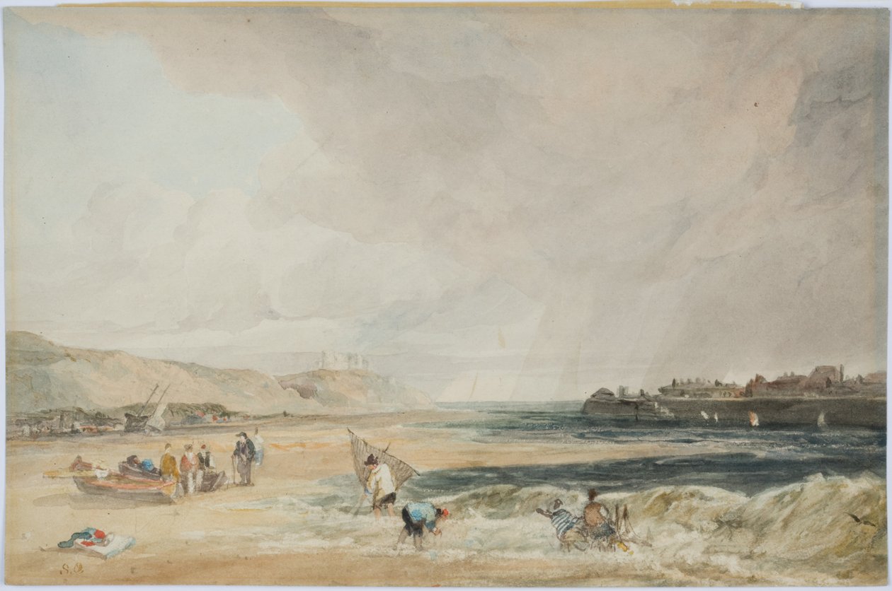 Whitby kastély (ceruza és WC papíron) alkotó: Samuel Owen