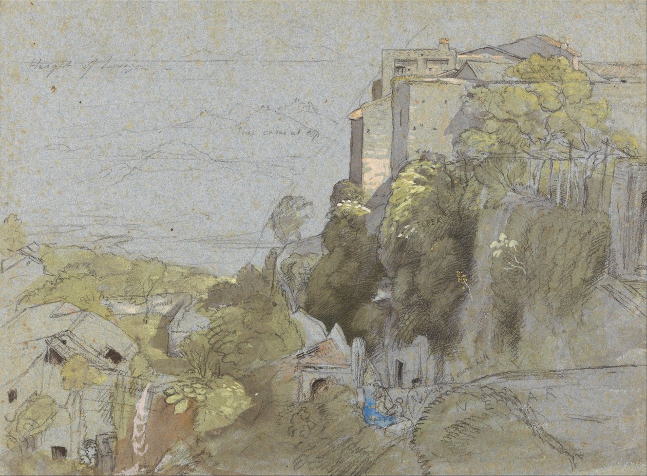 Olasz hegyváros alkotó: Samuel Palmer