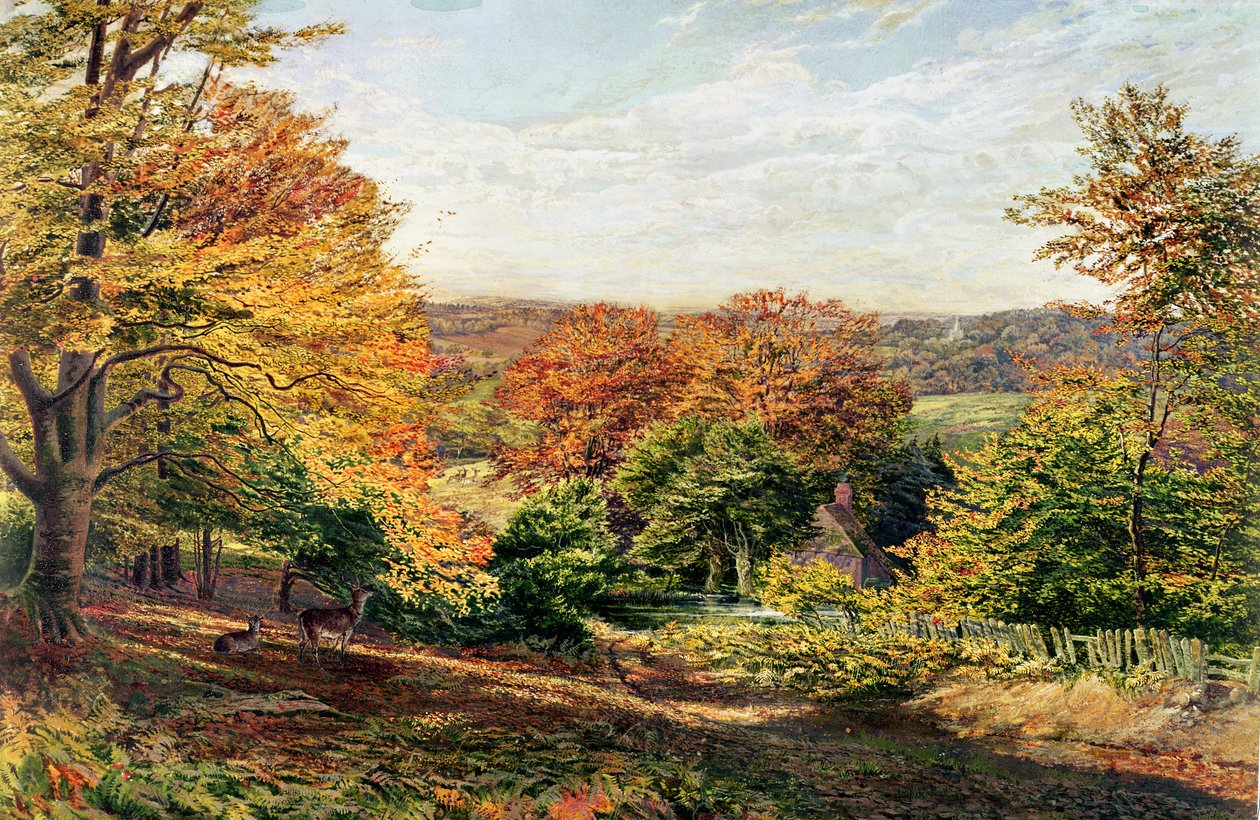 Otford templom alkotó: Samuel Palmer