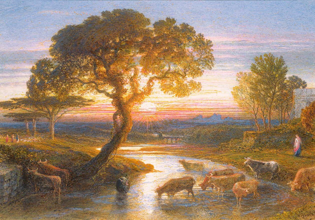 Sabrina (wc és testszín papíron) alkotó: Samuel Palmer