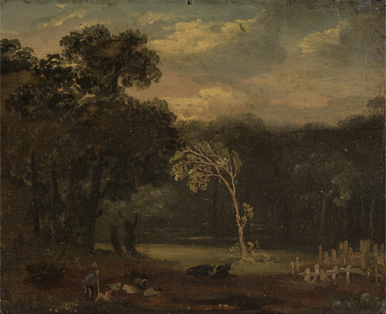 Vázlat a Sion Park természetéből alkotó: Samuel Palmer
