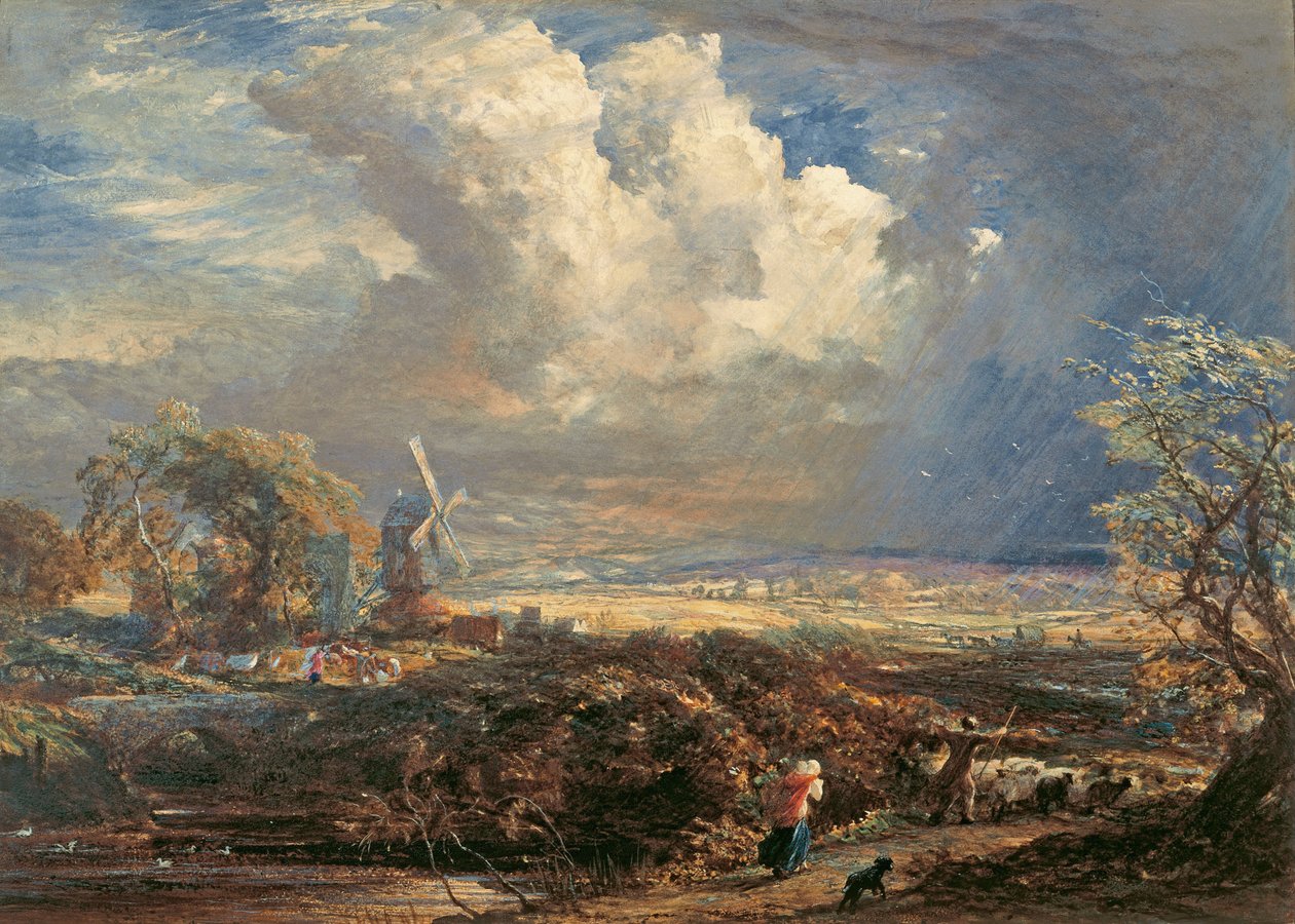 Nyári vihar a Sussex -i Pulborough közelében alkotó: Samuel Palmer