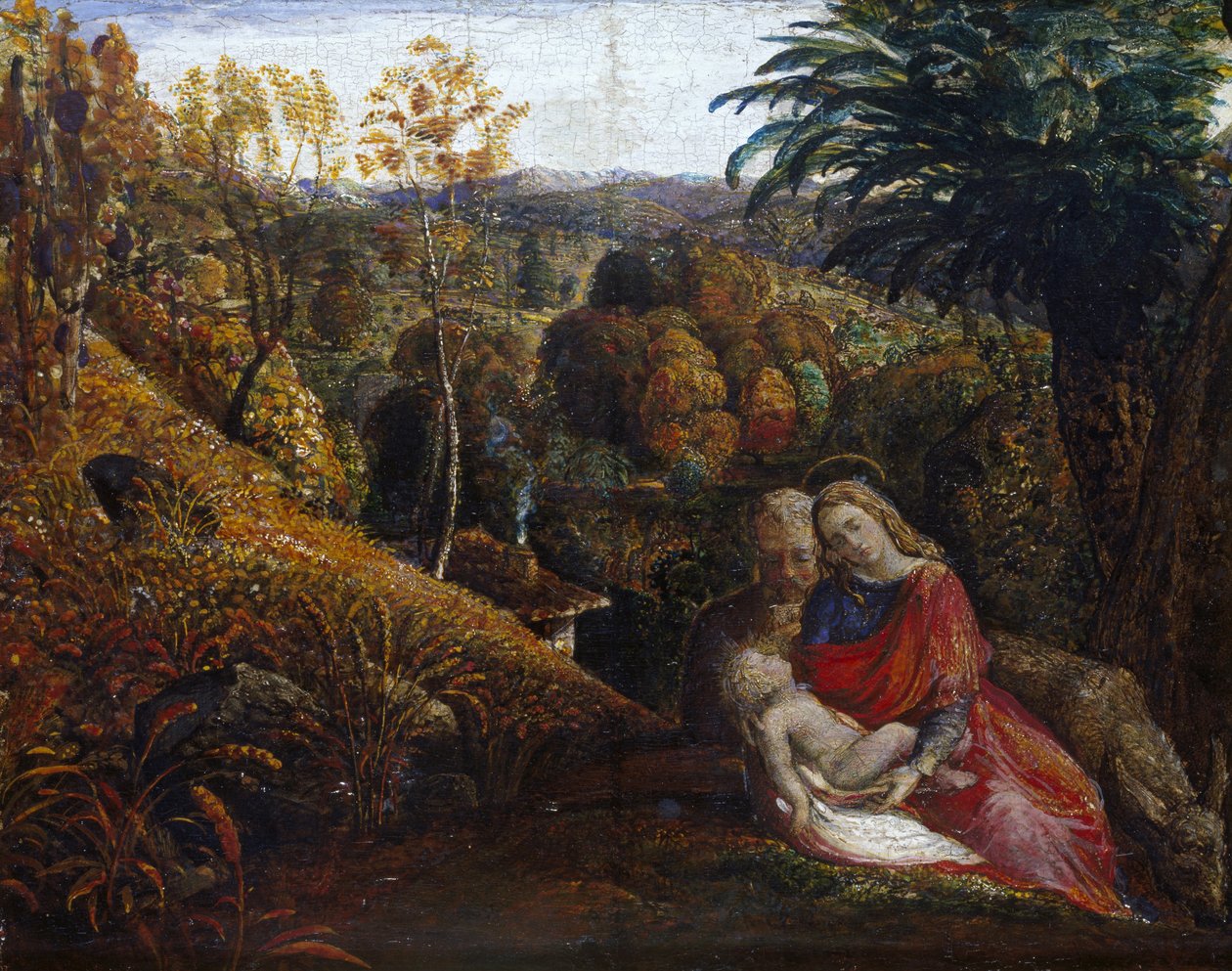 A többi az egyiptomi menekülésről alkotó: Samuel Palmer