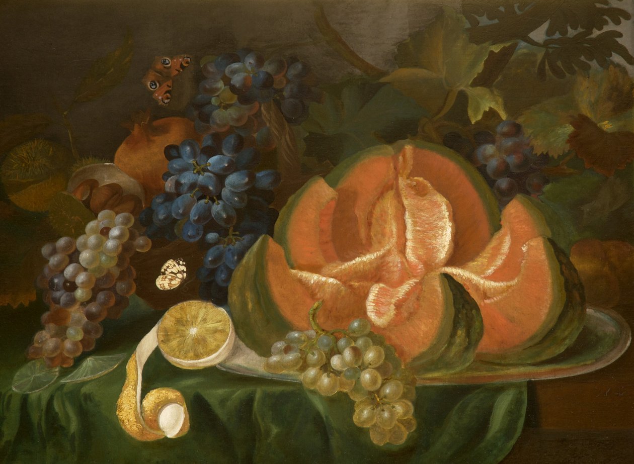 Gyümölcscsendélet, 1824 alkotó: Samuel Parkin