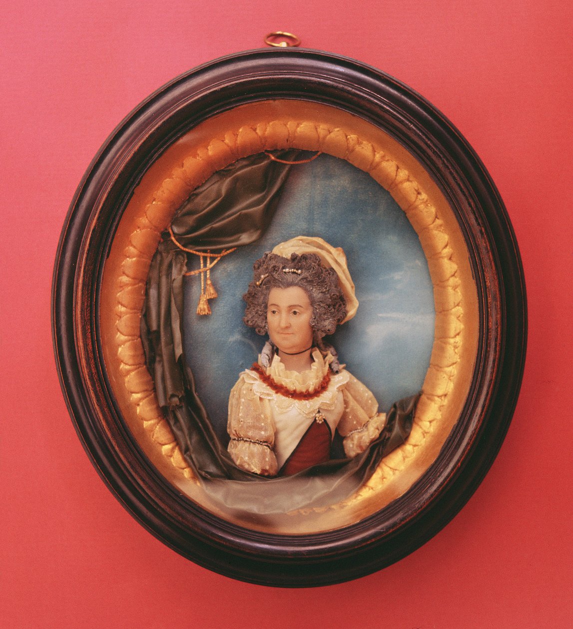 Mary Berry (1763-1852) miniatűr portréja alkotó: Samuel Percy