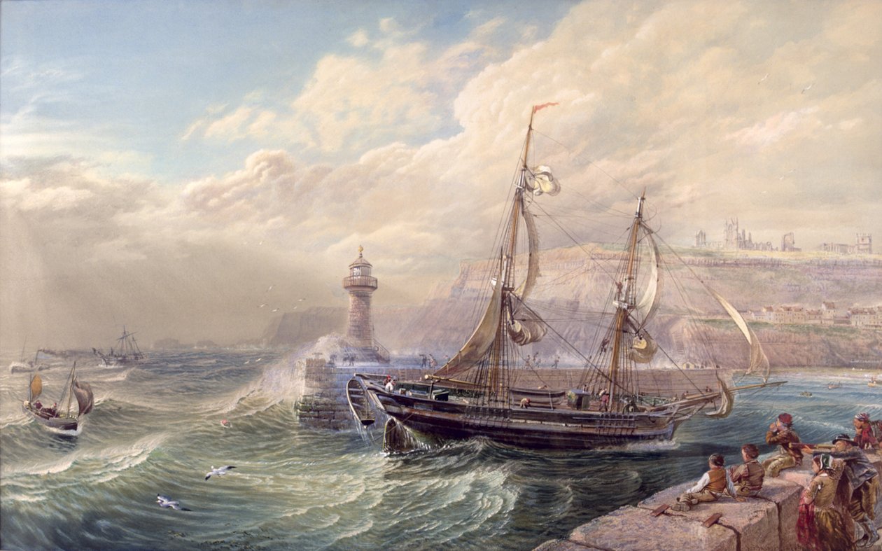Whitby, 1883 alkotó: Samuel Phillips Jackson