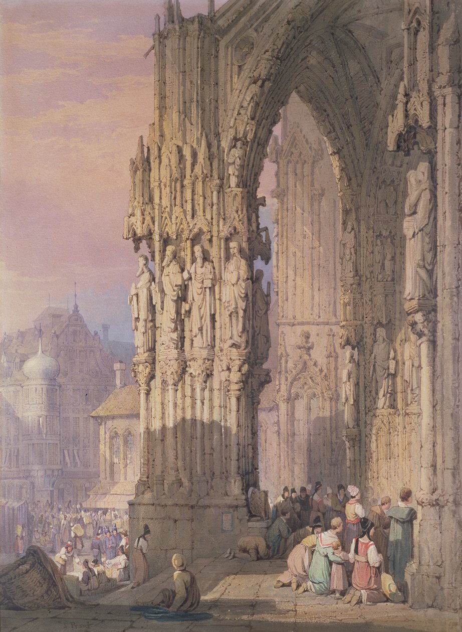 A regensburgi dóm tornáca alkotó: Samuel Prout