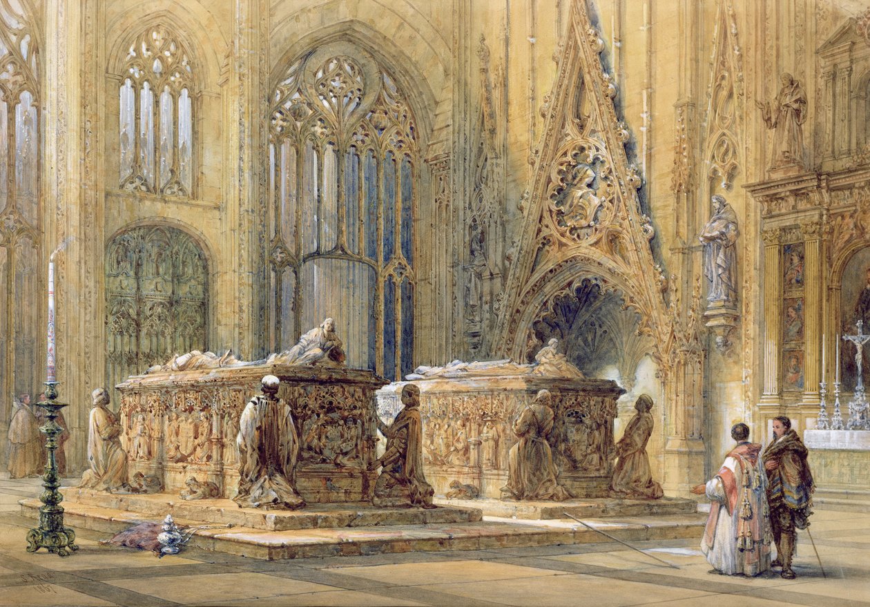 A székesegyház belseje, 1867 alkotó: Samuel Read