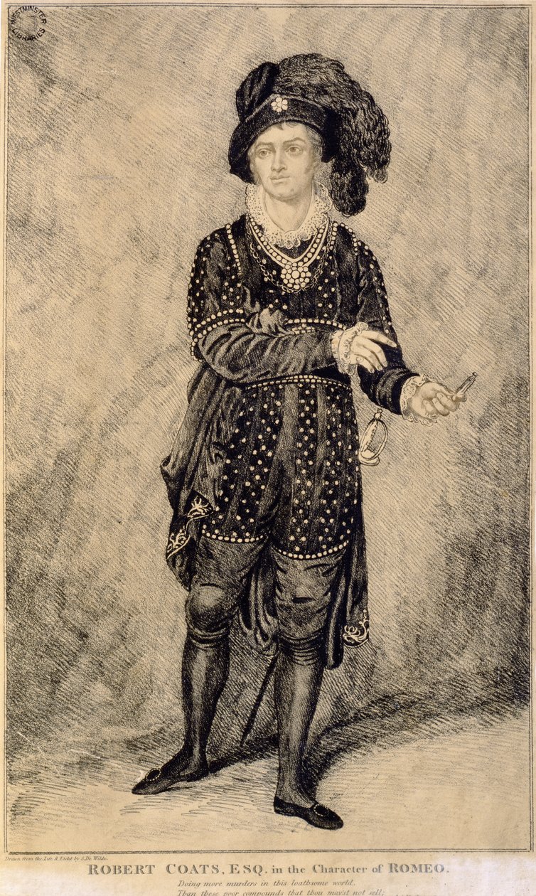 Robert Coats, Esq. a Rómeó szerepében alkotó: Samuel de Wilde