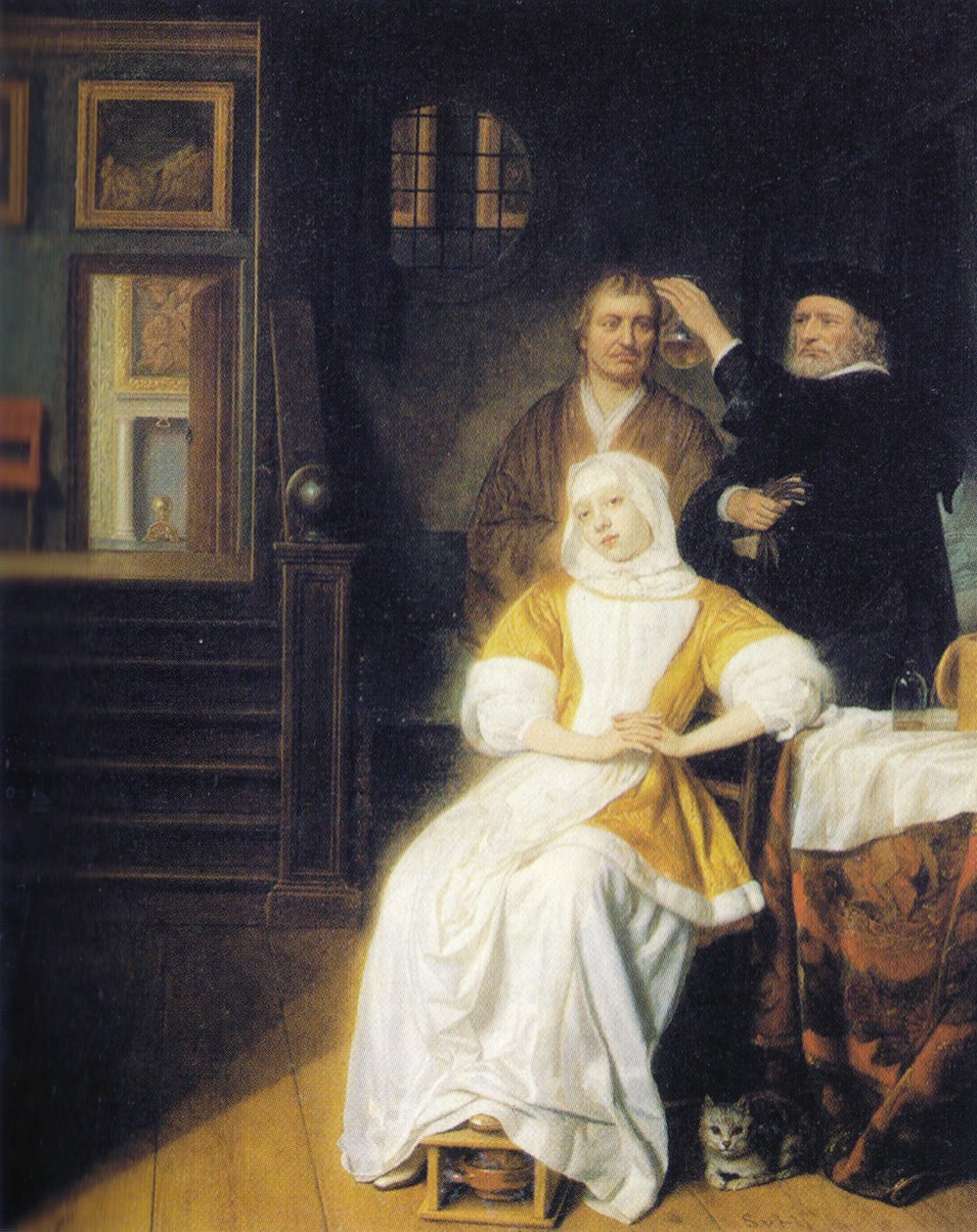 A vérszegény hölgy alkotó: Samuel van Hoogstraten