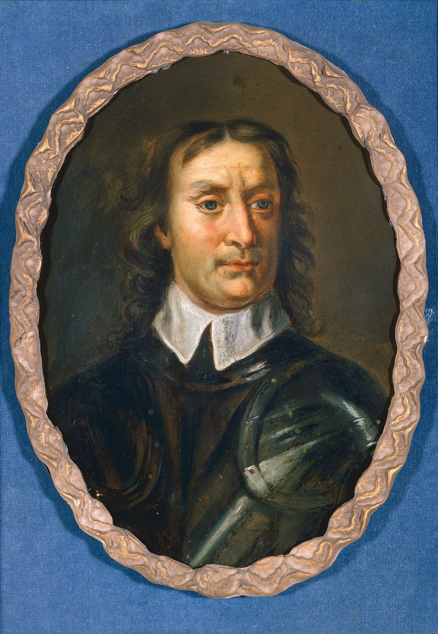 Oliver Cromwell, 1670-90 körül (olaj a fedélzeten) alkotó: Samuel (after) Cooper
