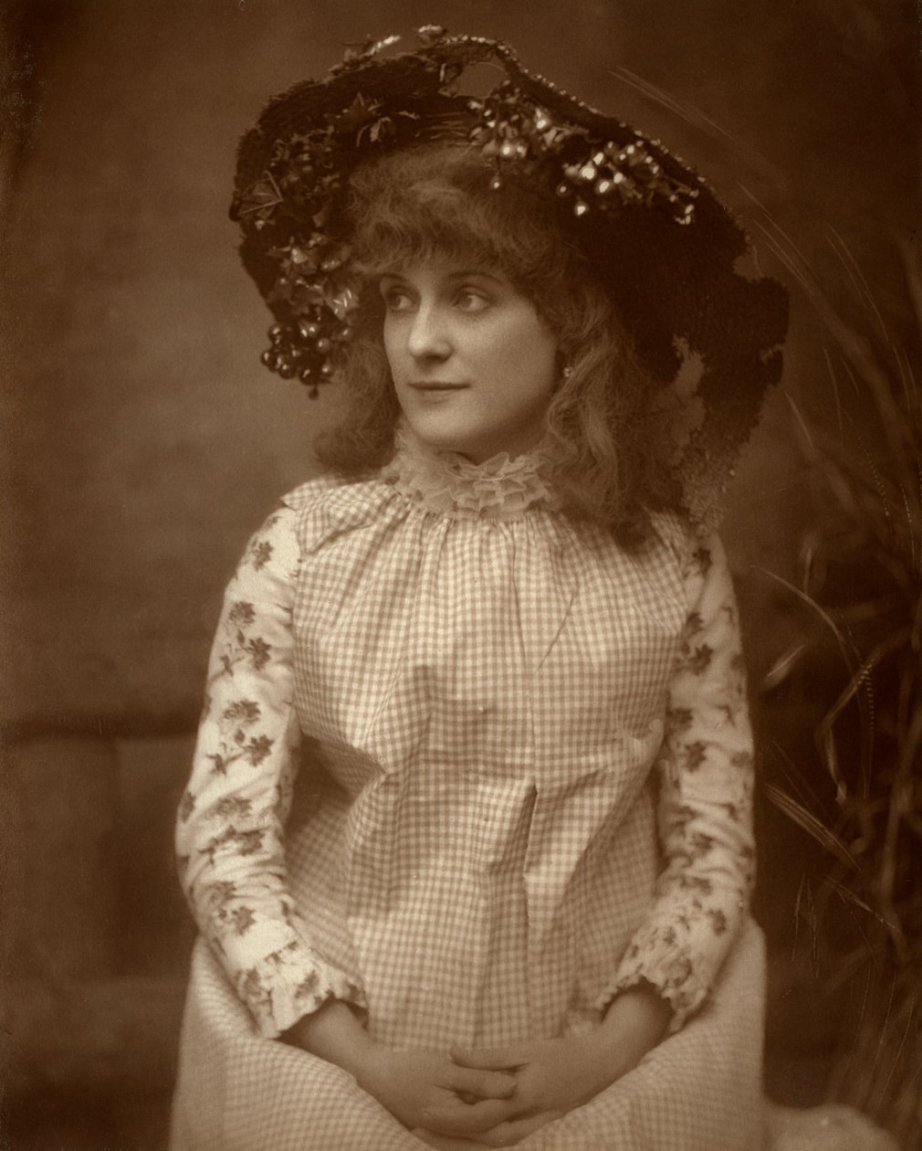 Minnie Palmer amerikai színésznő, 1884 alkotó: Samuel A Walker