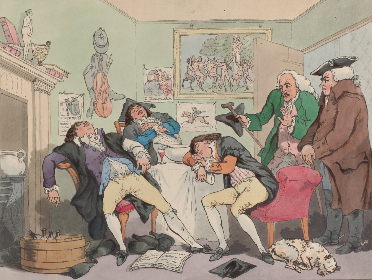 Ó, Tempora, ó Mores!, 1799. december. alkotó: Samuel Alken