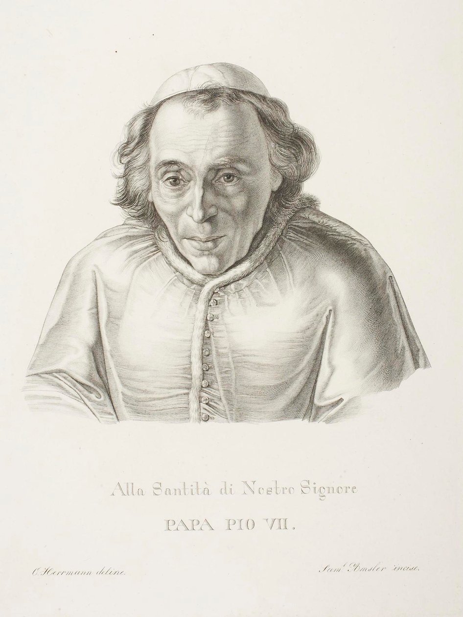 VII. Piusz alkotó: Samuel Amsler